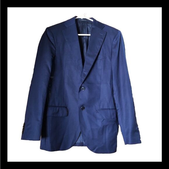 BOGGI MILANO Italy 3 Button Front Flap Pockets Wool Blazer - 46 - Picture 1 of 15